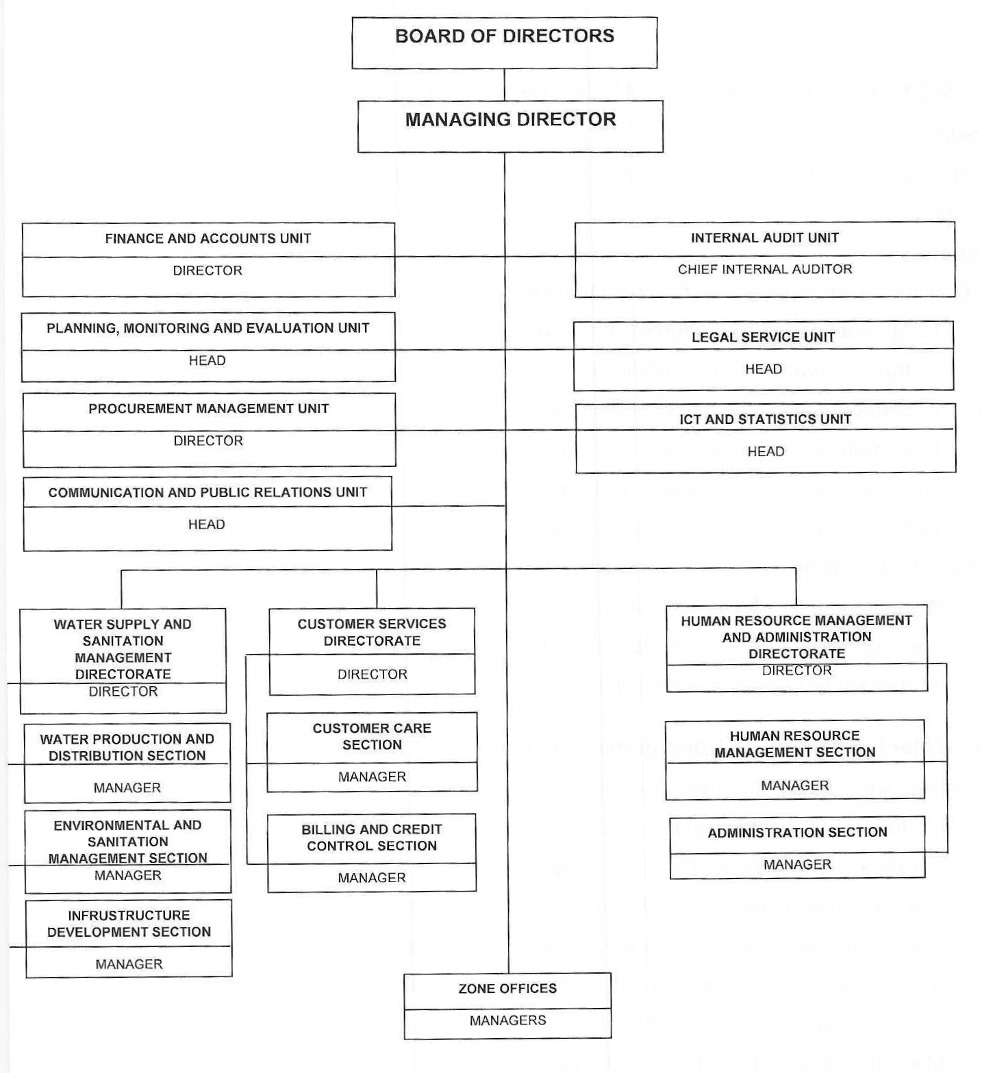 organisation structure